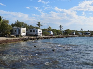 Buttonwood Campground facing the Gulf of Mexico
