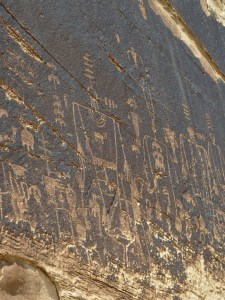 Some of these petroglyphs and nearby ones date back 13,000 years