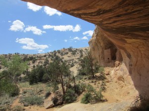 Tower House Ruin overlooking canyon
