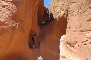 The rock entrance into Peek-a-Boo Slot