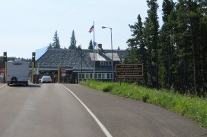 The border crossing at Chief Mountain