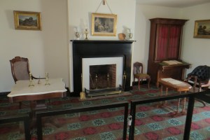 McLean parlor where Robert E Lee surrendered to Ulysses S Grant on April 9, 1865