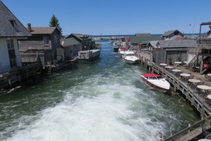 The quaint fishing village of Leland